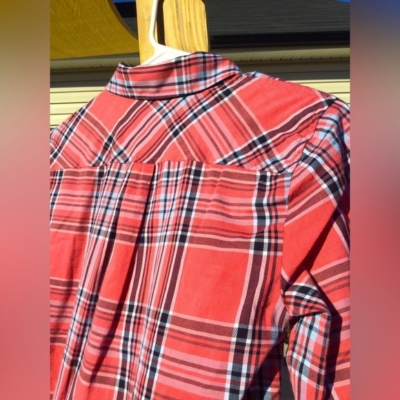 Talbots button up plaid shirt size small P NEW western gorpcore southwest petite - Picture 6 of 10